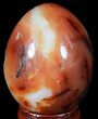 Colorful Carnelian Agate Egg #55536-1